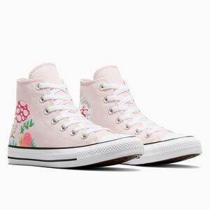 NIB Converse Chuck Taylor All Star Mushroom Motif High-Top Sneaker, Size 7, Pink